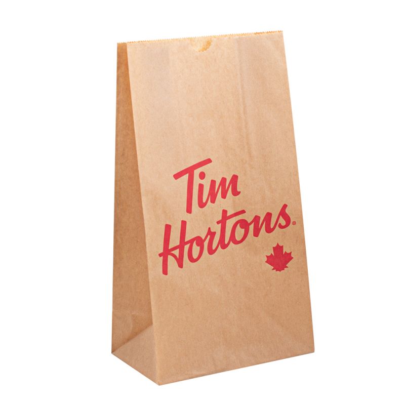 Papír vlastní papírový sáček Logo Hnědé obaly Velkoobchodní potravinový papírový taška balení