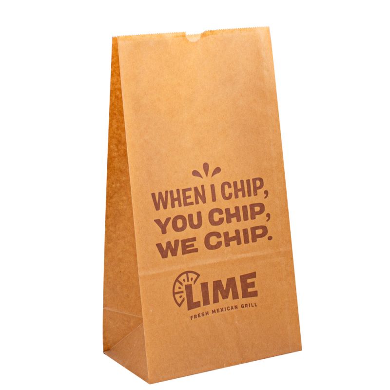 Nepojetí podšívnutí potravinářské třídy jednorázové taškyna balení papíru Kraft